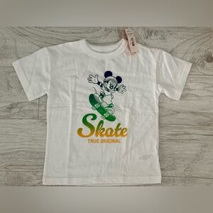 Disney Kids White Skate Graphic T-Shirt